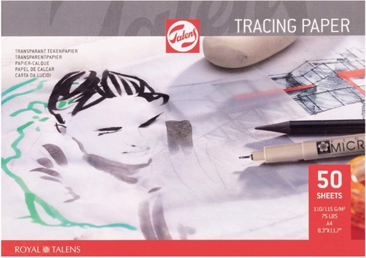 Transparant Papier - Pauspapier Vellen - Tekenen Illustreren - Dikte 110 g/m2 - A4 Formaat - Wit