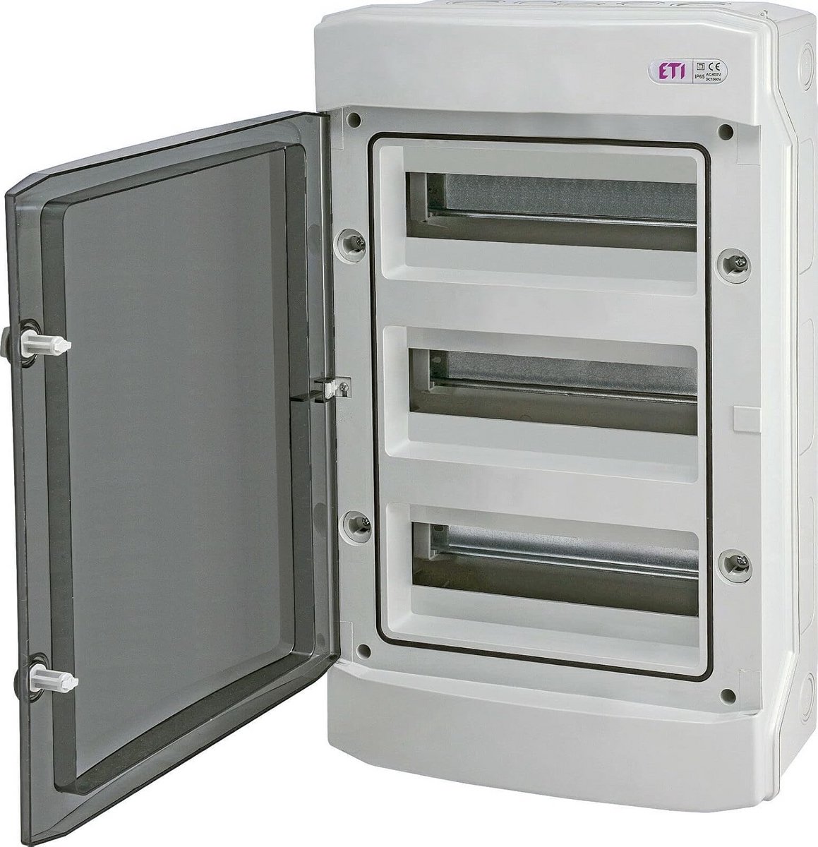 Zekeringkast Opbouw - Verdeelkast Vochtige Ruimtes - Elektrische Installatie - IP65 Weerbestendig - 36 Modules - Grijs
