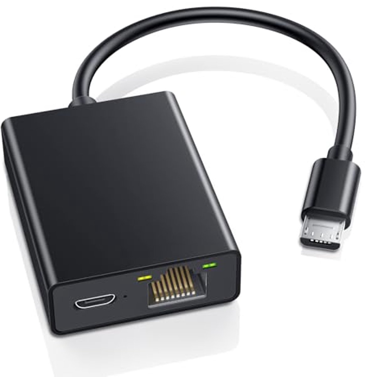 Ethernet Adapter - Netwerk Adapter - Stabiel Internet - Plug and Play - 100 Mbps Snelheid - Grijs