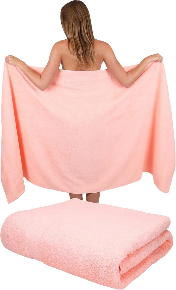 XXL Badset - Zachte Handdoeken - Badkamer Welzijn - 100% Katoen Kwaliteit - 100x200cm - Ap