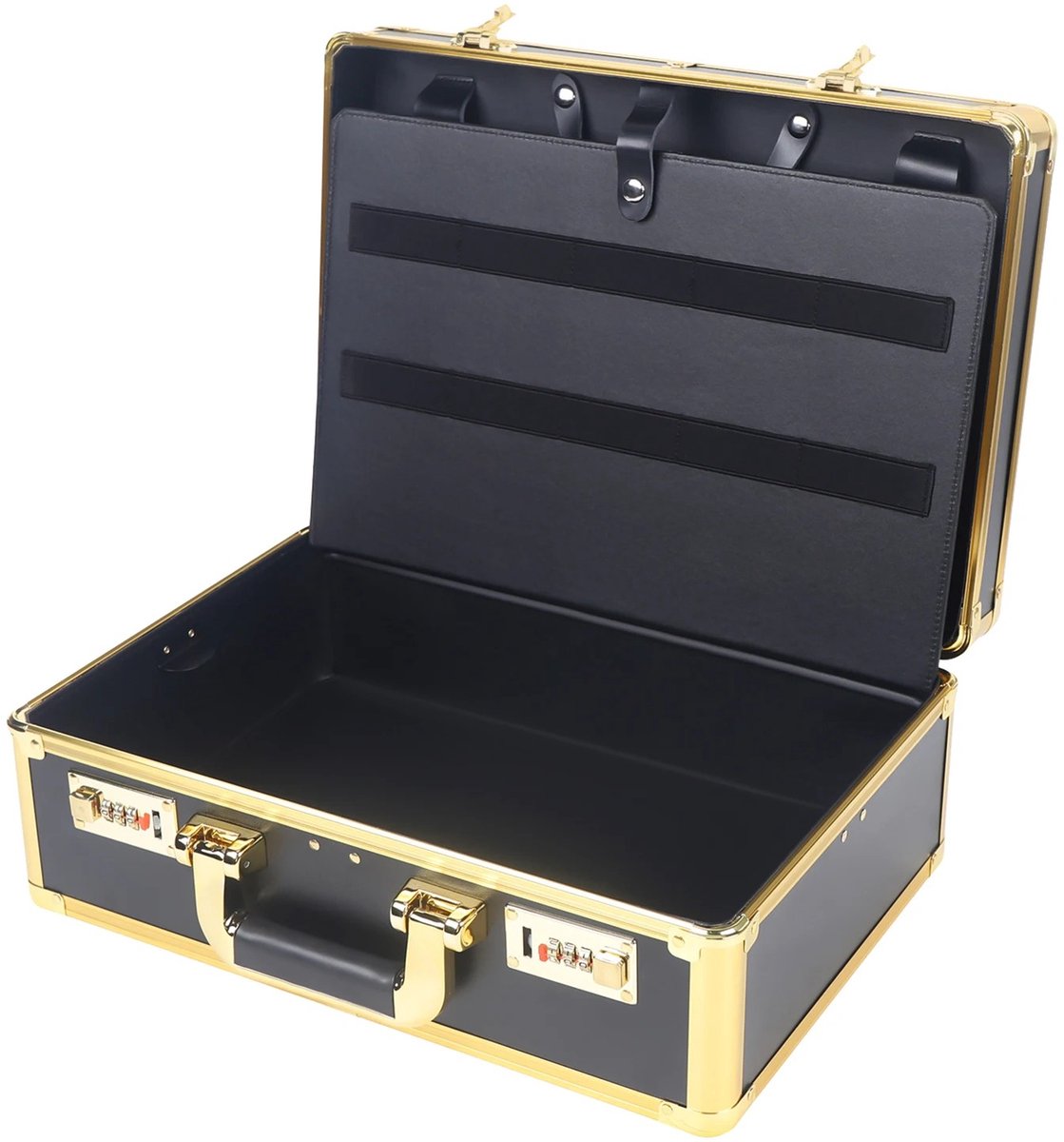 Dailygoods Professionele kapperstas, draagbare koffer met grote capaciteit, afsluitbare opberg- en presentatiekoffer 40*
