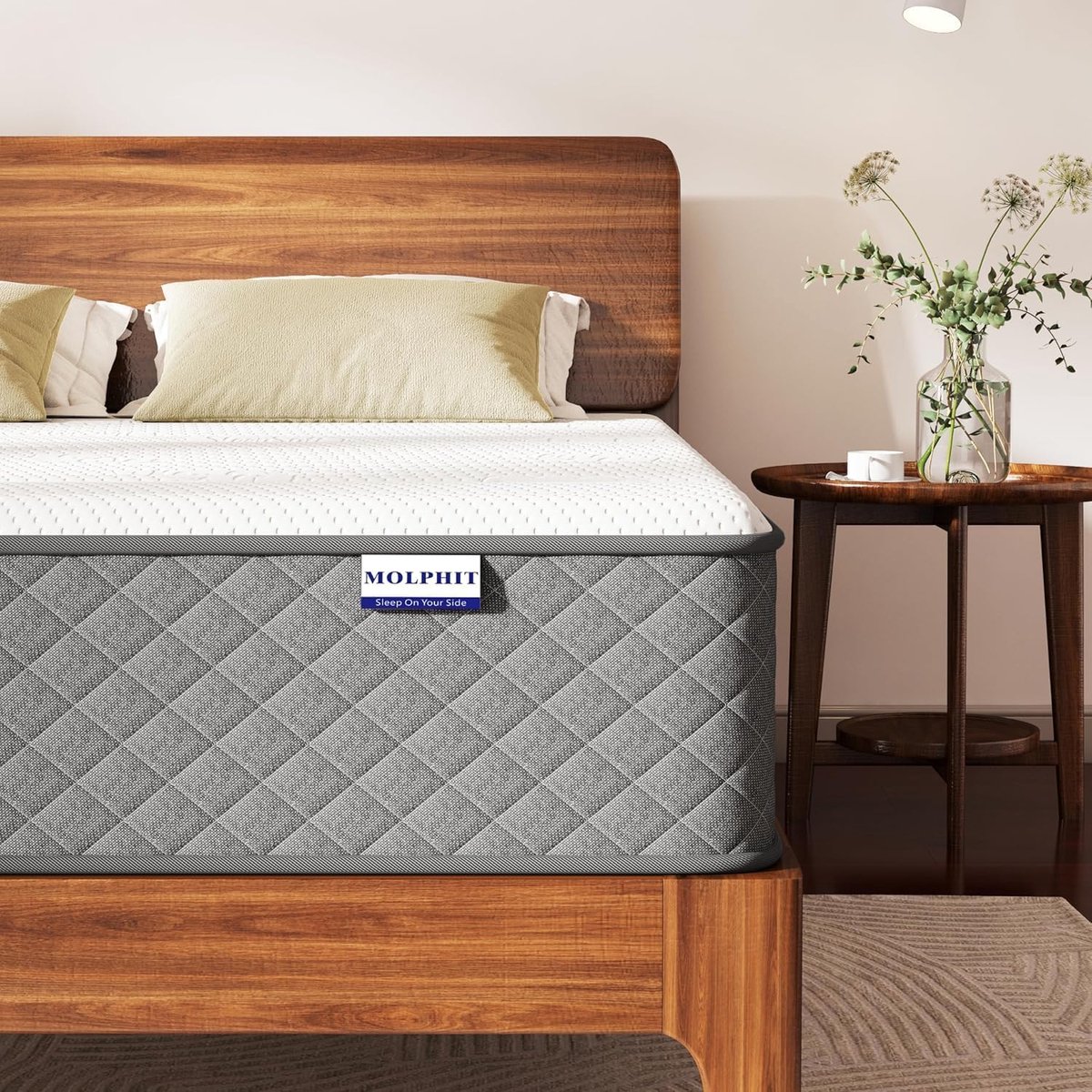 Hybride Matras - Pocketvering Matras Traagschuim Matras - Comfortabel Slapen - Onafhankeli
