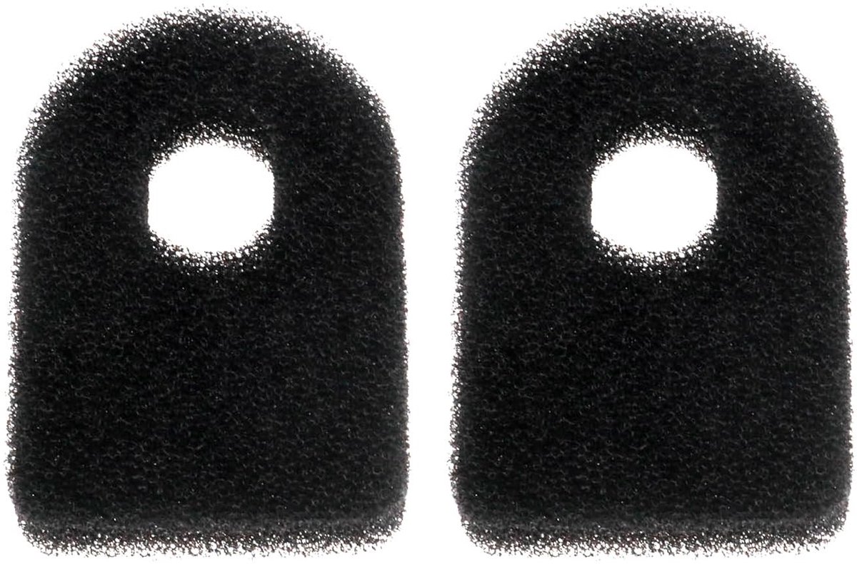Dailygoods- Schuimluchtfilter 2 stuks - Compatibel met Atco/Commodore - Hoogte 97 mm - Breedte 67 mm - Dikte 20 mm - Duurzaam sponsmateriaal - Luchtfilter