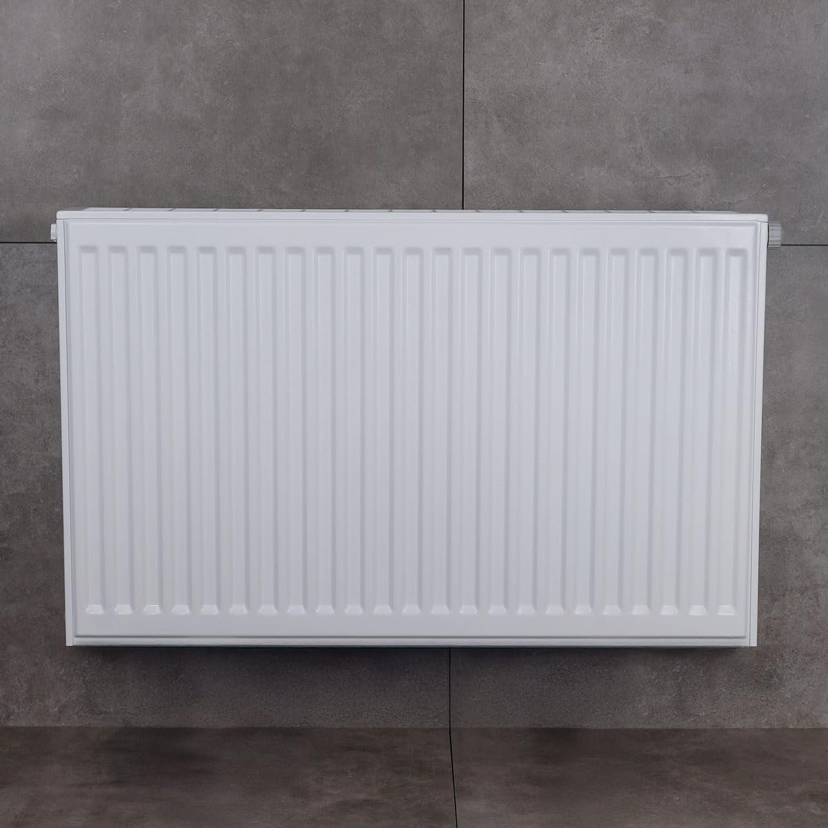 Paneelradiator - Verwarming paneel - Ruimte Verwarmen - 8 Aansluitingen - 500x800mm - Wit