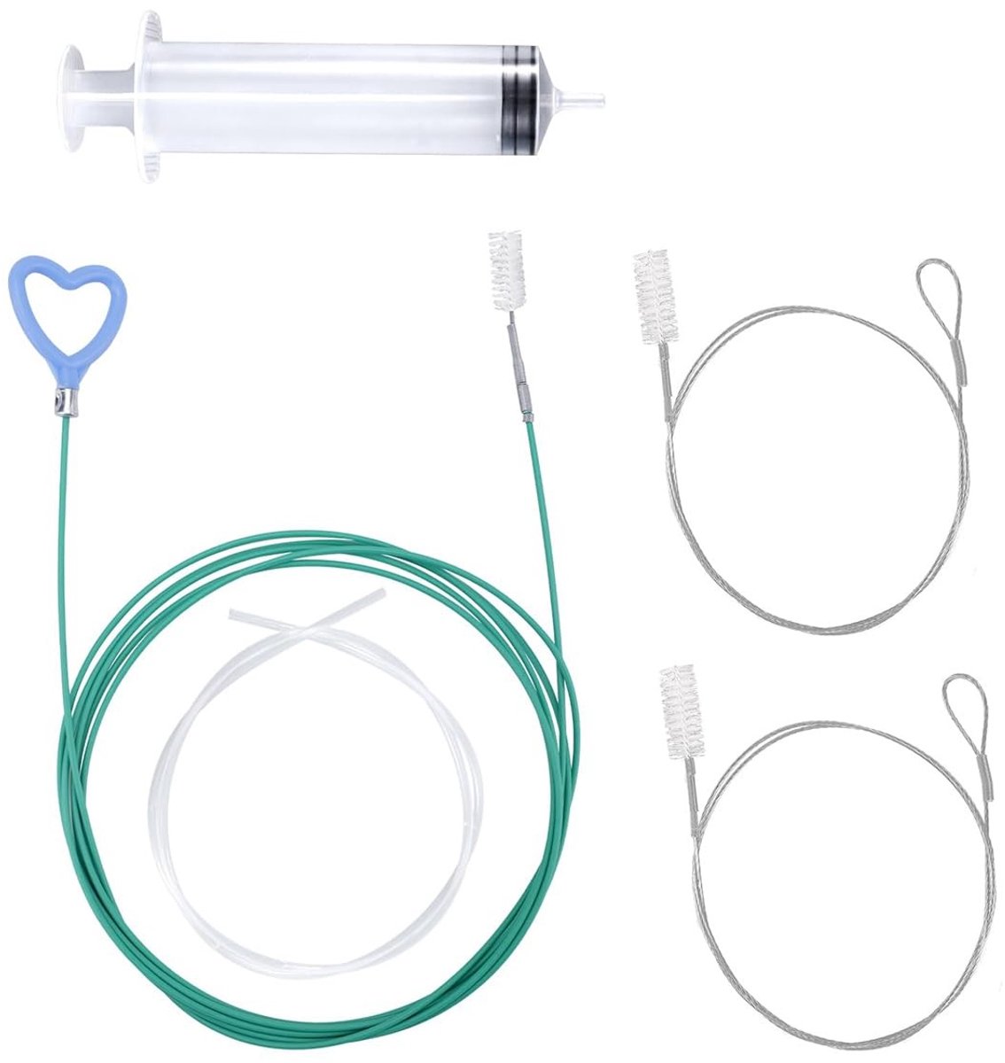 Dailygoods - Set van 5 Reinigingsborstels voor Auto Zonnedakafvoergaten