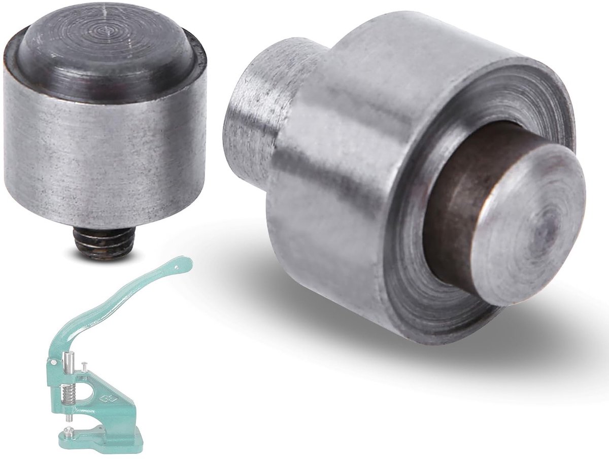 Dailygoods- Oogjespons Handmatige Machine - Grommet Die Mold - Voor 20mm Oogjes - Kledingaccessoires - Hoogwaardig 45# Staal - Eenvoudig te Gebruiken - Doorvoermatrijs