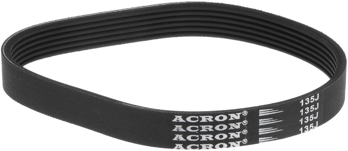 Dailygoods- Poly V Riem 135J - 6 Ribben - 343,1mm Lengte - 14mm Breedte - 3,5mm Dikte - Nitril Rubber - V-belt