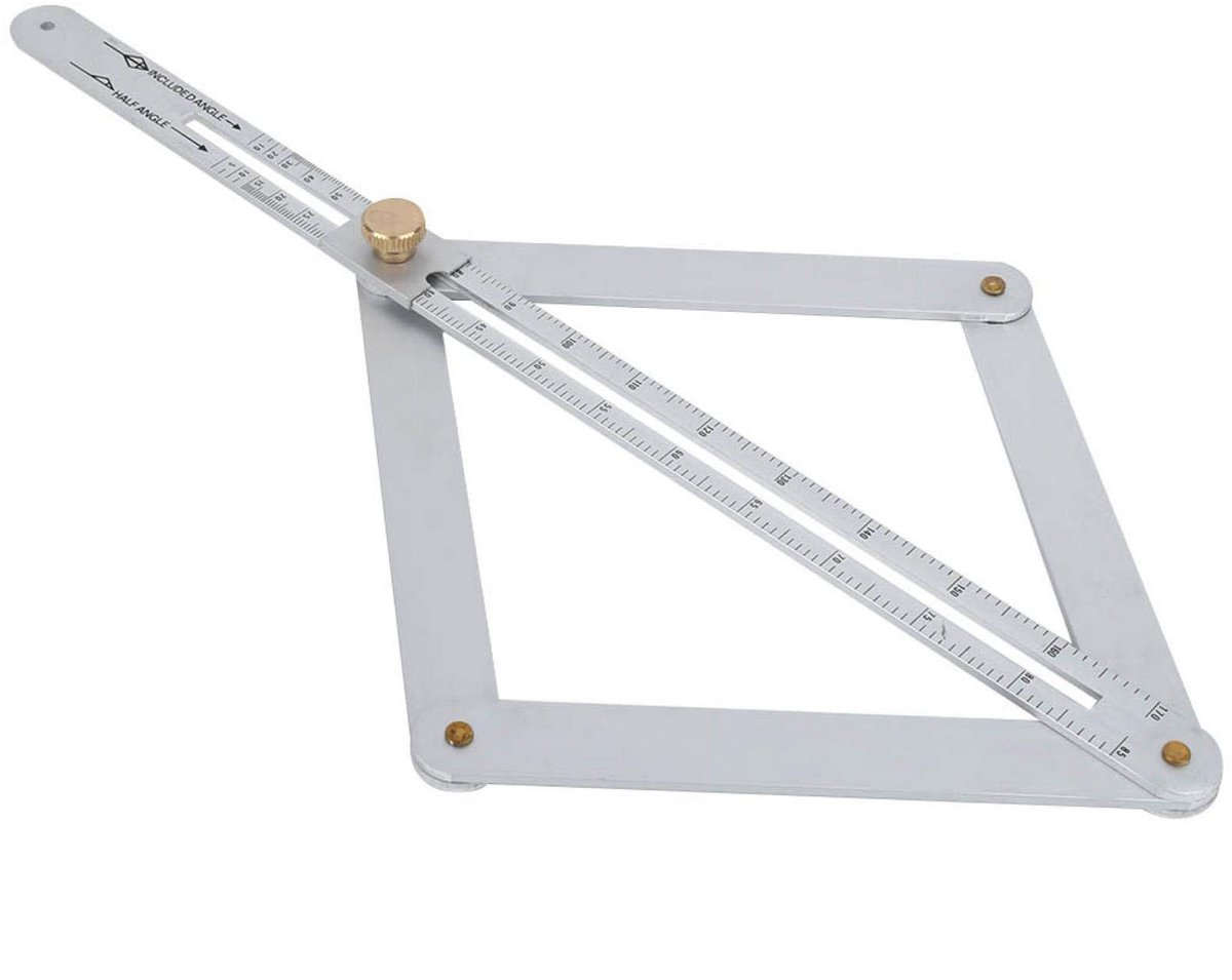 Dailygoods- Hoekzoeker Verstelbaar - Multi-hoekmeter - Hoekmeter Digitaal - Aluminium Gereedschap - Slijtvast - Roestwerend