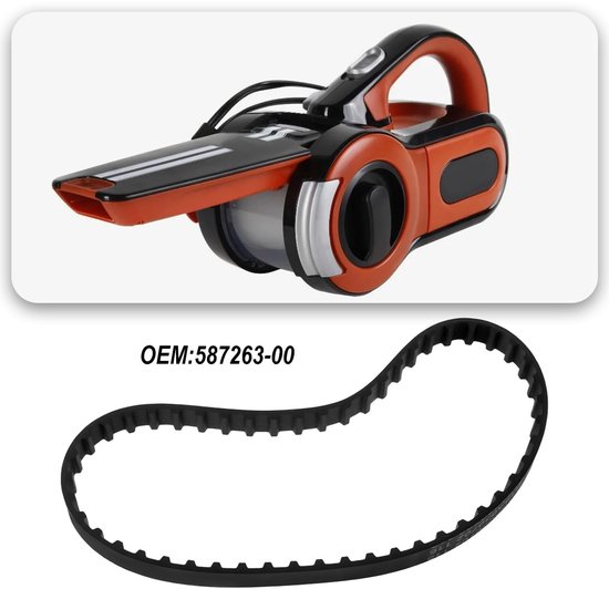 Dailygoods- Vervanging Riem 254x7,9mm - Compatibel met Black&Decker/ Craftsman - Hoogwaardig rubber - Slijtvastheid - Eenvoudige installatie - Flexibiliteit - Schuurmachine Riem — afbeelding 2
