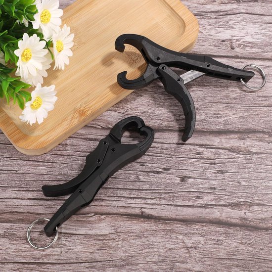 Dailygoody - Fish Lip Gripper - Visgreep Tool - Multifunctionele Vis Grip Clamp - Zwart - Voor Beginners en Professionals - 2 Stuks van Merkloos — afbeelding 5