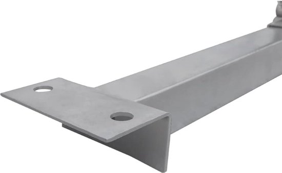Kielsteun Boottrailer - Ondersteuning Trailer - Boot Transport - Verstelbare Breedte - 80-124 cm - Zilver — afbeelding 3