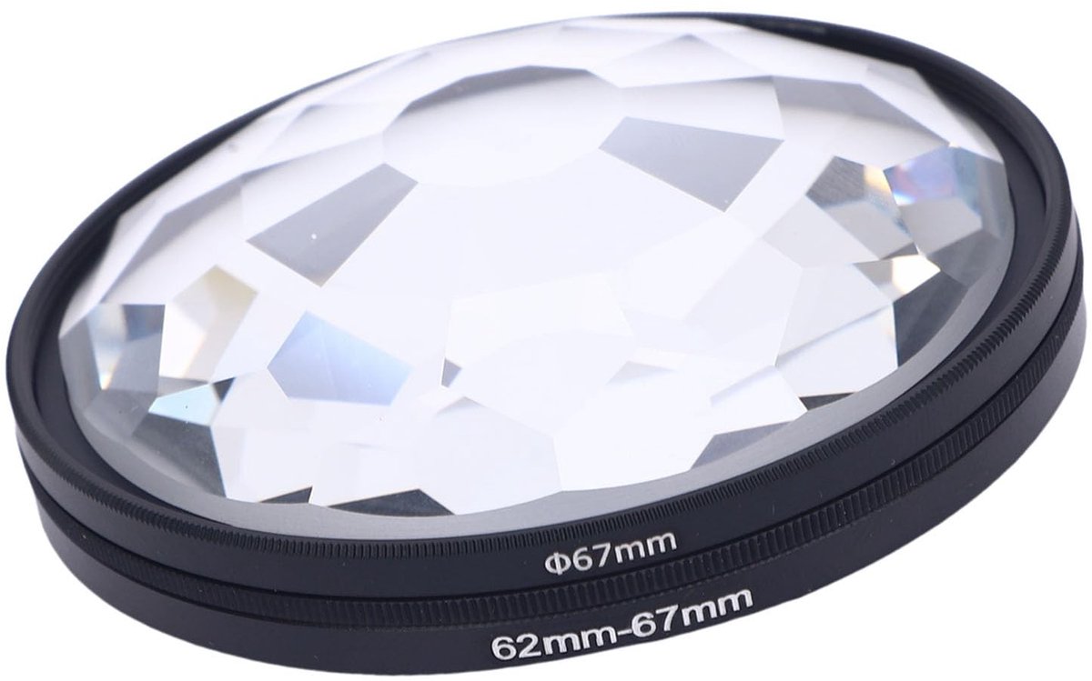Dailygoods- Prisma Caleidoscoopfilter 67 Mm - Multi-laags Gecoat - Optische Glazen Lens - Transformerende Visuals - Schokbestendig - Gemakkelijk Onderhoud - Camerafilter