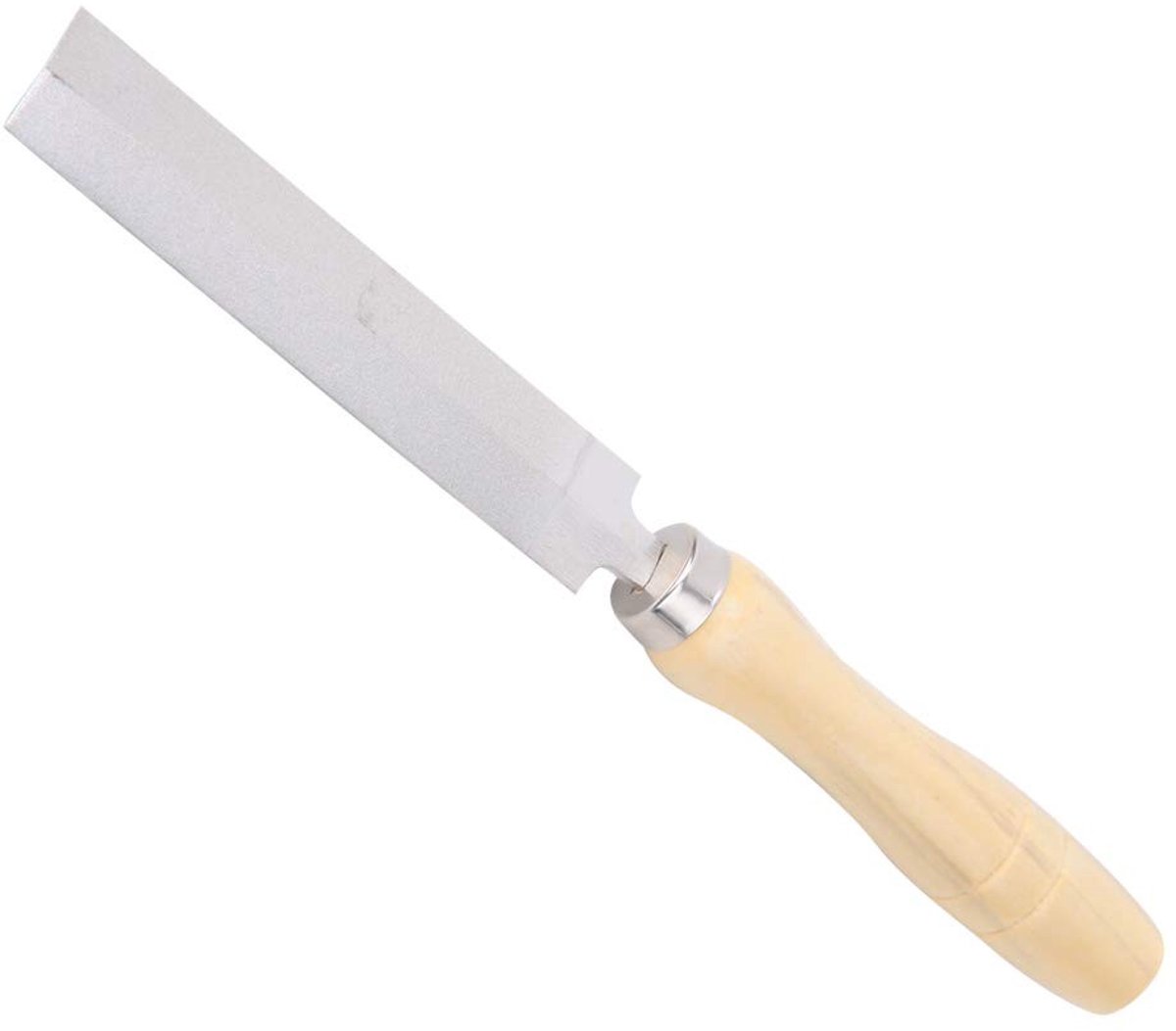 Dailygoods- Diamantvijl Multifunctioneel - Houten Handvat - Koolstofstaal - Roestbestendig - Glad Oppervlak - Verkrijgbaar in 3 Maten - Vijl