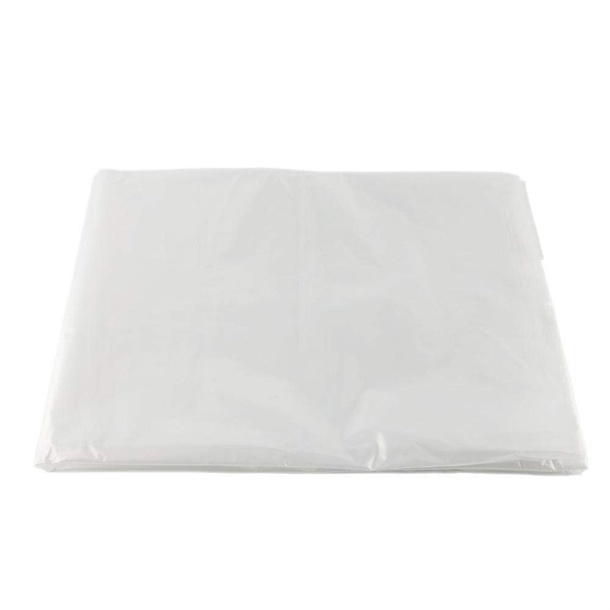 Dailygoods- Broeifolie Transparant - Kunststof - Stofdicht - 150 Micron - 2 x 2 m - Robuust en Duurzaam - Broeikasfolie
