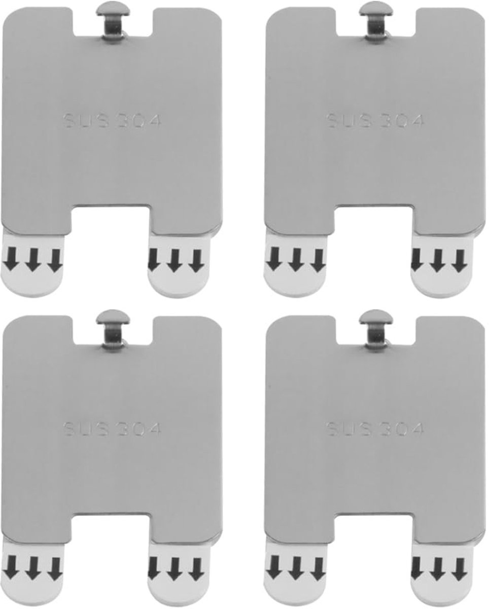 Dailygoods- Fotolijsthangers 4 Stuks - Zelfklevende Fotohanghaken - Muurhangers Zonder Spijkers - Geschikt Voor Foto's/Kunstwerken - Eenvoudige Installatie - Wandhangers