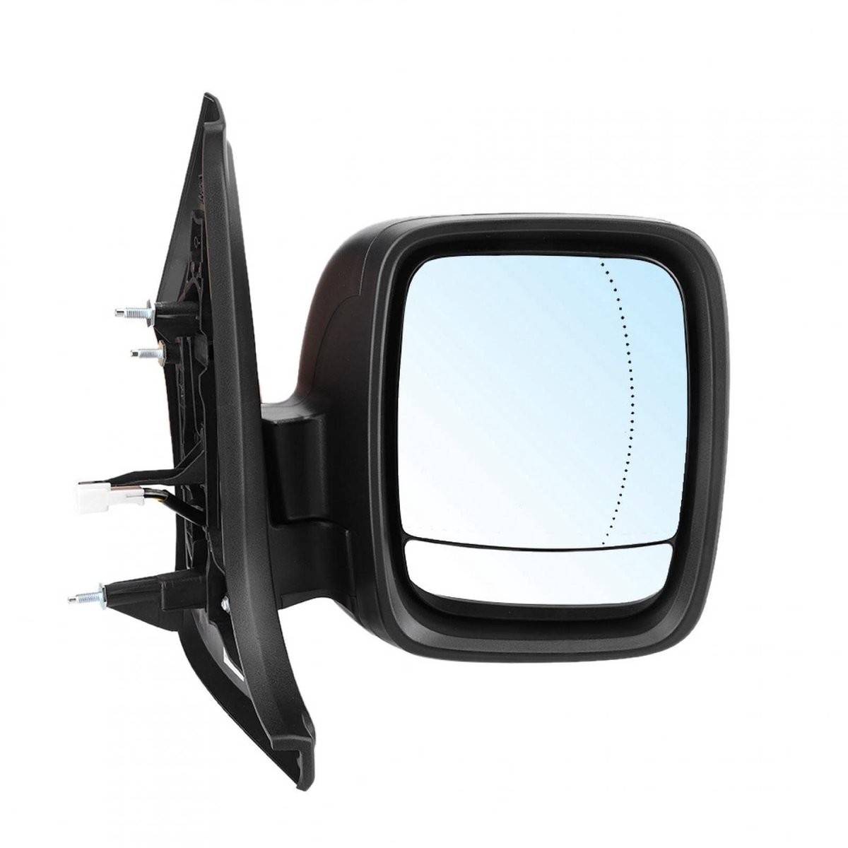 Dailygoods- Achteruitkijkspiegel Elektrisch - Reflector Spiegel - Vervangingsspiegel Zwart - Geschikt voor Fiat Talento 2016 - Breed Gezichtsveld - Gloednieuw