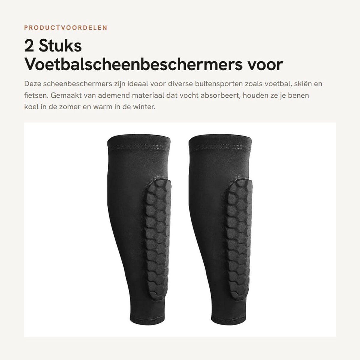 Dailygoods- Voetscheenbeschermers XL - 2 Stuks - Ademend Materiaal - Multisport - Zwart - Hoge Elasticiteit - Scheenbeschermers