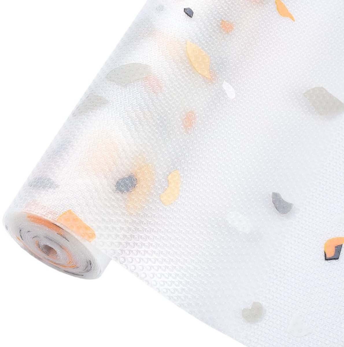 Dailygoods- Keukenkastinlegzolen Antislip - Waterdichte Plankinlegzolen - Oliebestendige Ladematten - Kunststof - Kiezelpatroon - 30 x 600 cm - Plankinleg