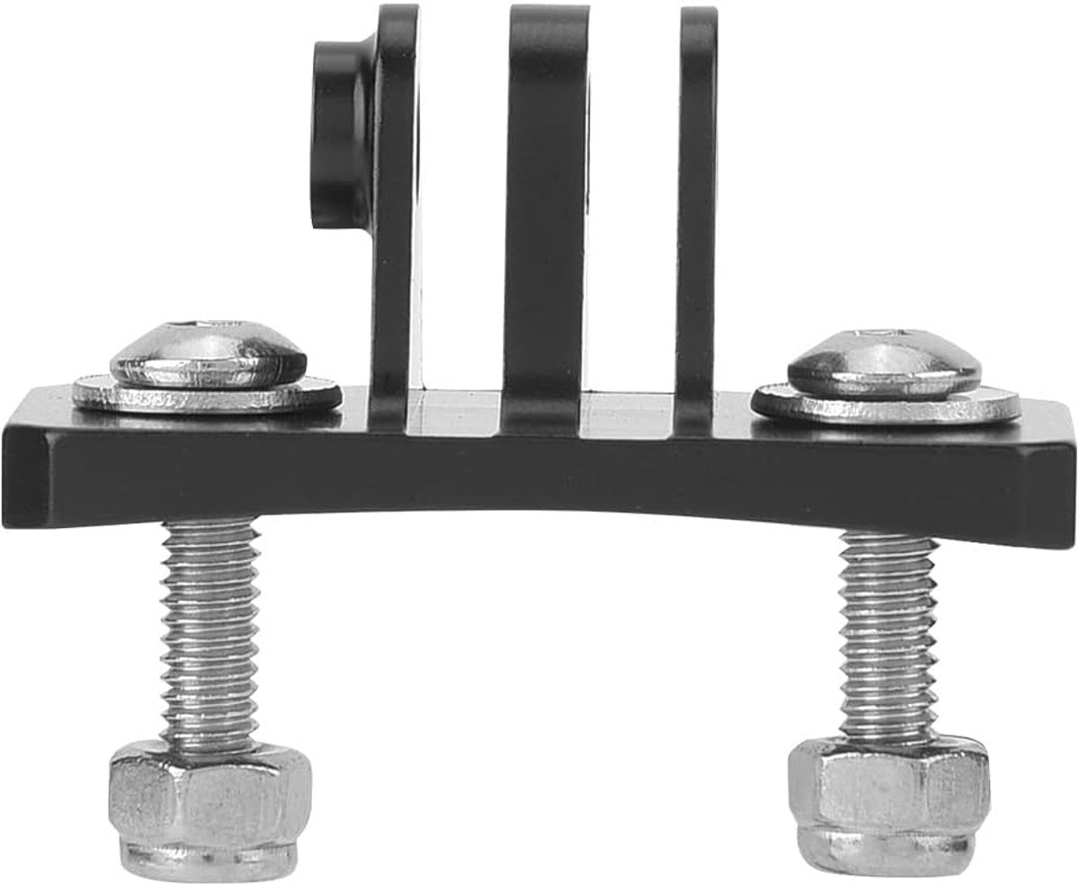 Helmhouder Actiecamera - Camera Mount - Helm Bevestiging - Aluminiumlegering Materiaal - 39 x 20 mm - Zwart