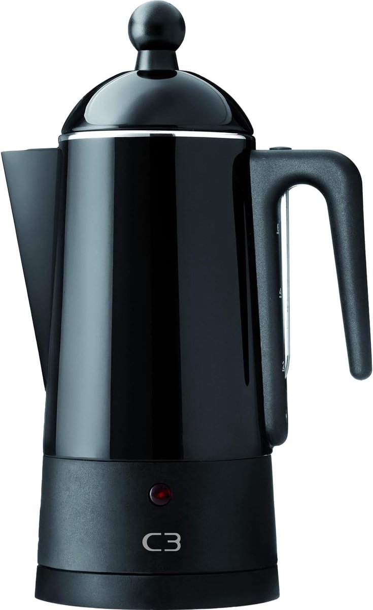 Percolator Koffiezetter - Klassieke Koffie - Koffie Zetten - Warmhoudfunctie - 6 Koppen - Zwart