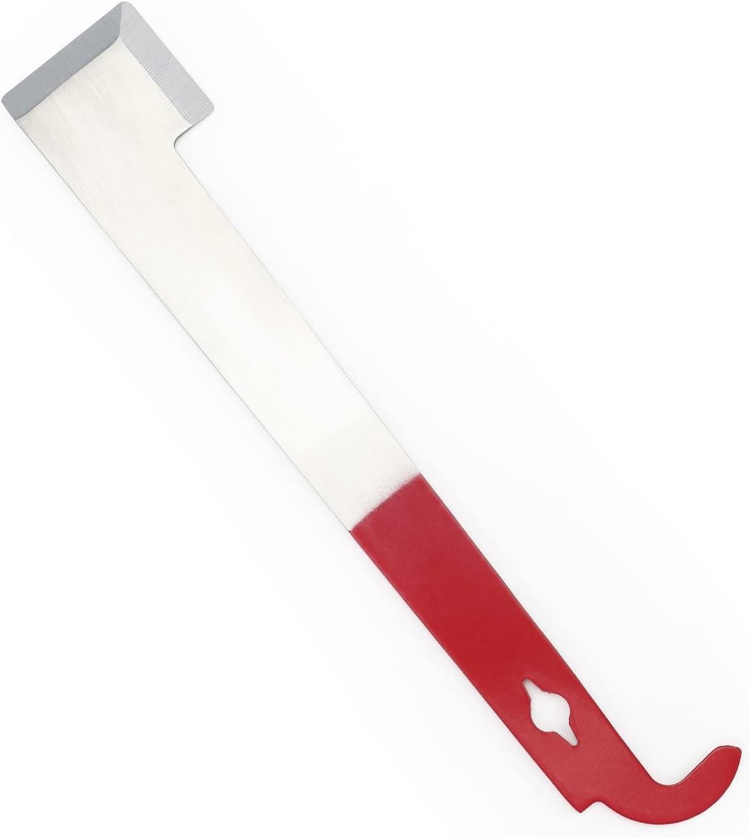 Bijenhof Gereedschap - Imker Tool - Bijenkasten Onderhoud - Roestvrij Staal - 25.65 cm - Rood