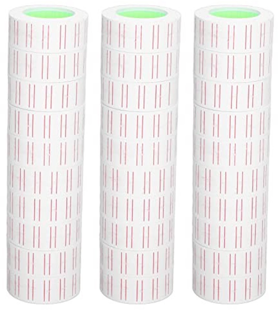 Dailygoods- Prijsstickers 15000 Stks - Etiketten Stickers - Etiketten A4 - Etiketten op Rol - Prijsetiketten - 21x12 mm Schrijfpapier