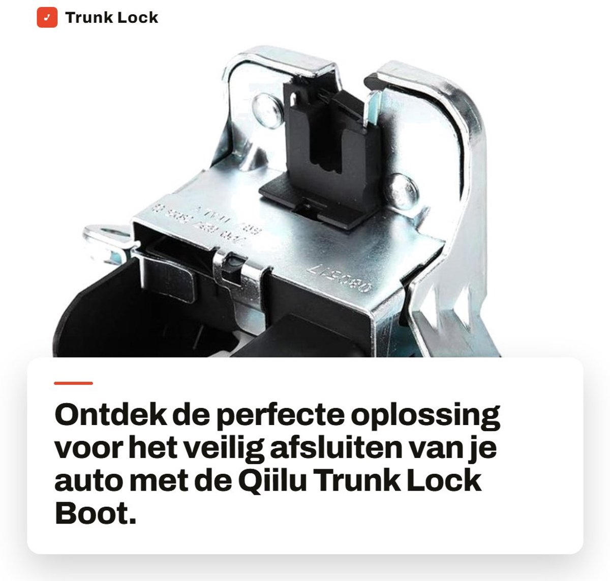 Dailygoods- Kofferslot Actuator Hoge Kwaliteit - Achterste Kofferbak - Eenvoudige Installatie - Geschikt voor Sharan 2011-2016 - Duurzaam Materiaal - Verbeterde Prestaties - Deurslot