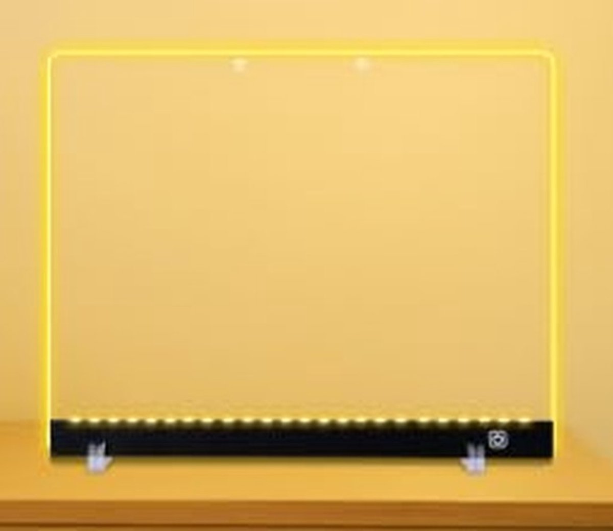 Dailygoods - LED-prikbord 35x25cm - Kleurenpen en instelbare kleuren