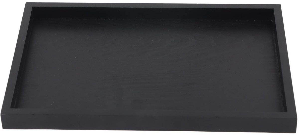 Dailygoods- Dienblad Massief Hout - Rechthoekig - Multifunctioneel - Voor Koffie/Thee/Snacks - Duurzaam - Perfect Glad Oppervlak - Servies