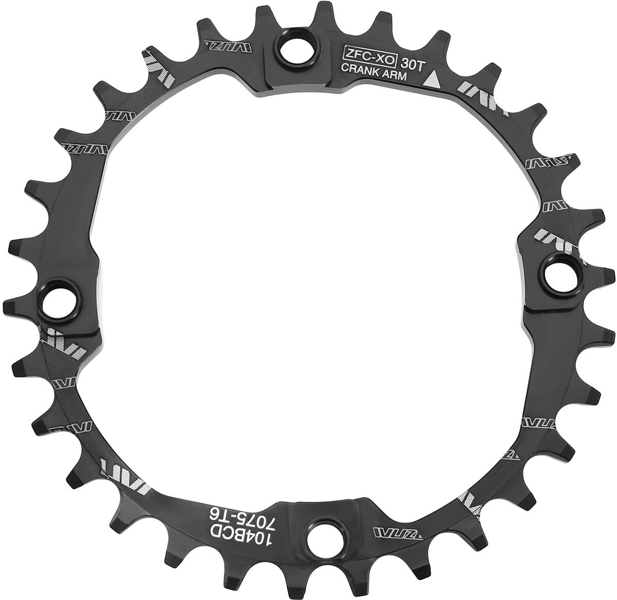 Dailygoods- Kettingblad 30T - 104BCD - Geschikt voor 8/9/10/11/12 Speed - Duurzaam 7075 Aluminium - CNC-gesneden - Antislip Tandontwerp - Fietsring