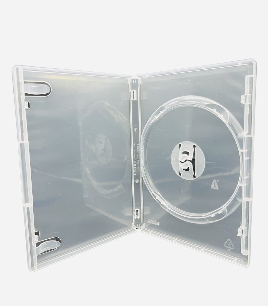 Dailygoods- DVD Case - 5 x Duurzame DVD Hoes - Transparante Hoesjes - Polypropyleen - Voor CD/DVD/Blu Ray - Officiële VIVA ELITE kwaliteit