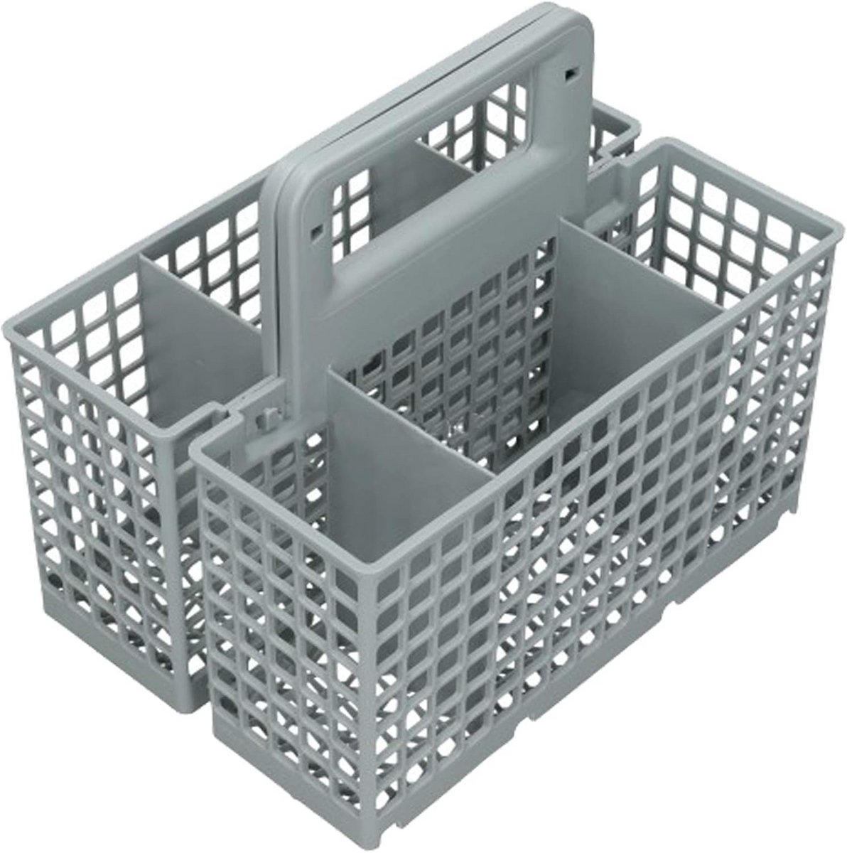 Bestekmand - Afwasmand - Vaatwasser Onderdeel - Twee Delig Ontwerp - 200 x 220 x 164 mm - Grijs