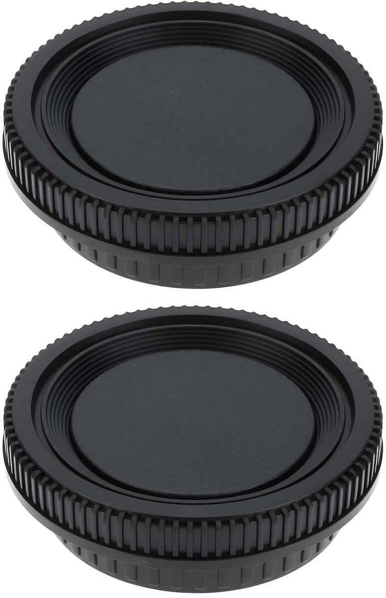 Dailygoods- Camera Body Cap - Set van 2 - Compatibel met Minolta MD Mount - Lichtgewicht - Duurzaam - Bescherming tegen stof en vocht - Lensdop