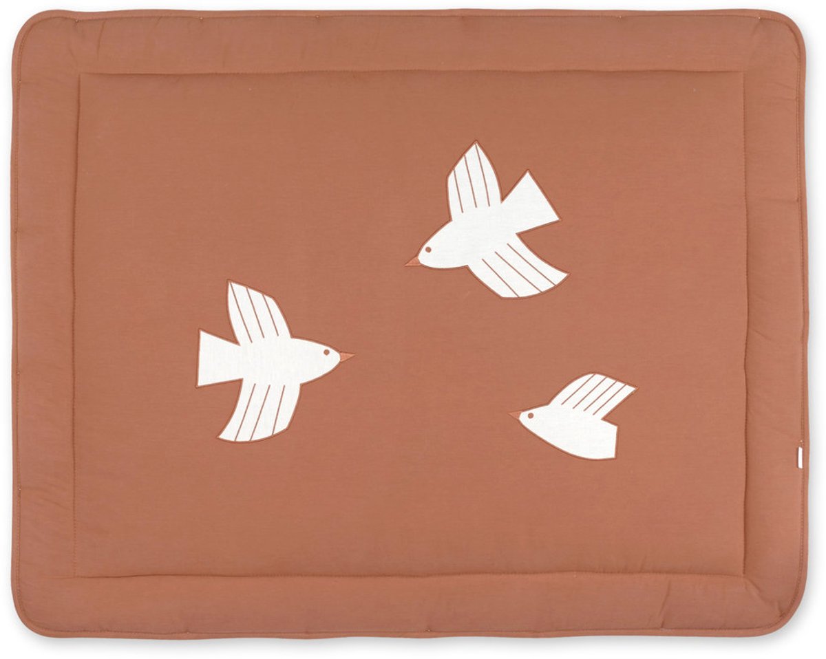 BEMINI Parklegger - 75x95cm - Puur katoen - Moka