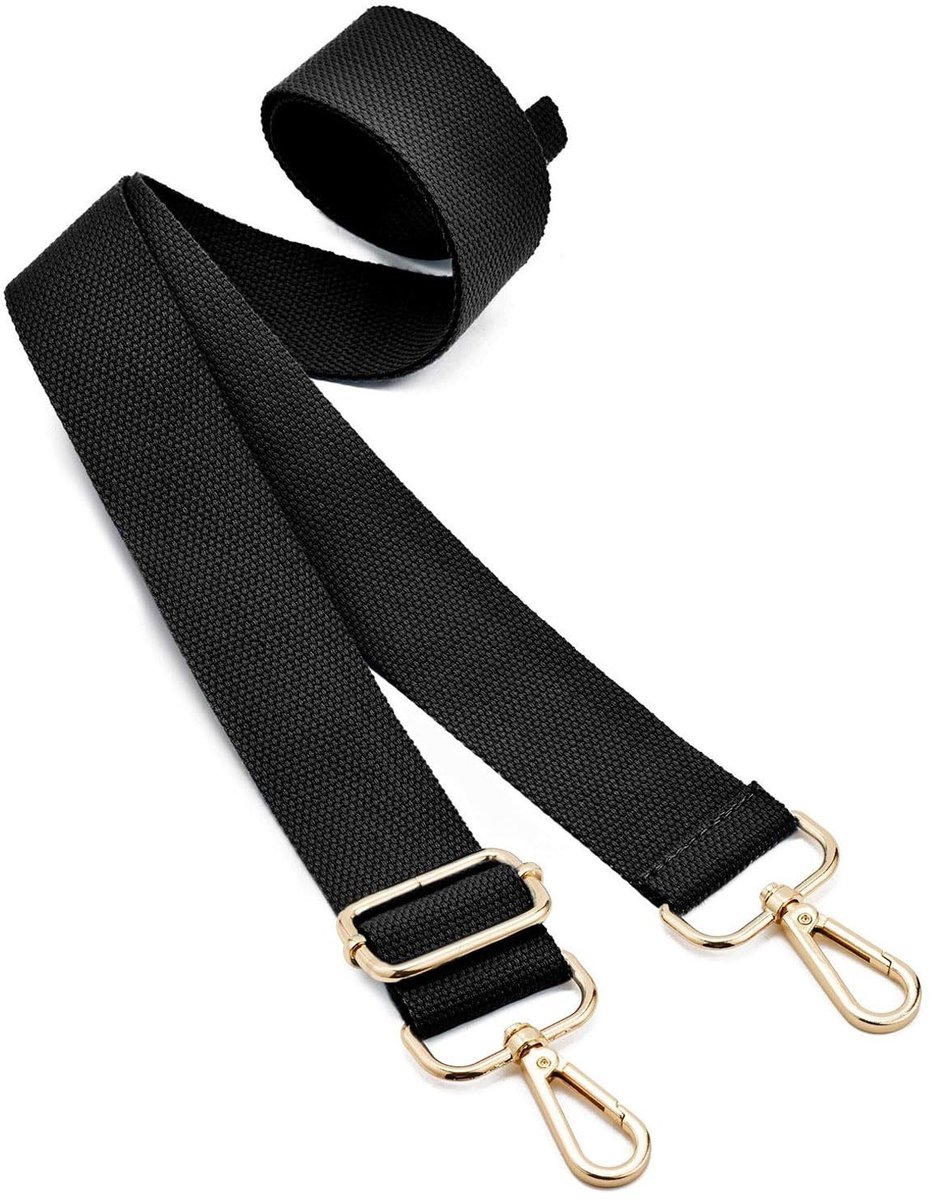 Dailygoods- Schouderriem Verstelbaar - Leren Tasriem - Draagriem met Metalen Draaihaak - Duurzaam PU-leer - Lengte 70-130 cm - Comfortabele Grip