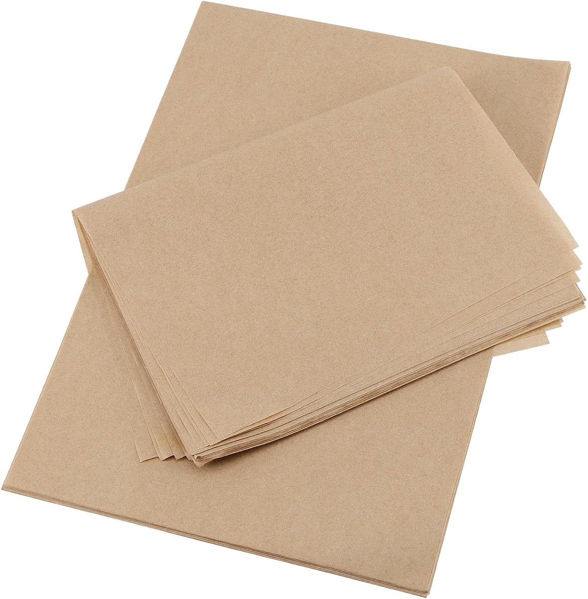 Dailygoods - Bakpapier - Dikker - Anti-aanbak - 20x30cm - Voor Oven en Air Fryer - 500 Stuks - Keuken - Wit