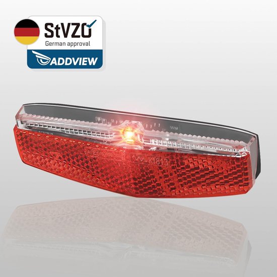 Fiets Achterlicht - Led Verlichting Fiets - Veilig Fietsen - Dynamo Aangedreven - 105 x 35 x 24 cm - Rood — afbeelding 2