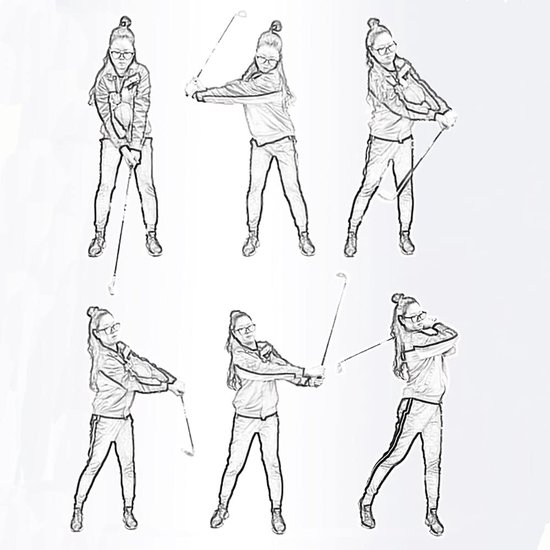 Golf Swing Bal - Opblaasbaar - Vaardigheden Verbeteren - Grijs - Trainingshulpmiddel - Houding - Geschikt voor - Golf - Slim - Deel van GOLF — afbeelding 4