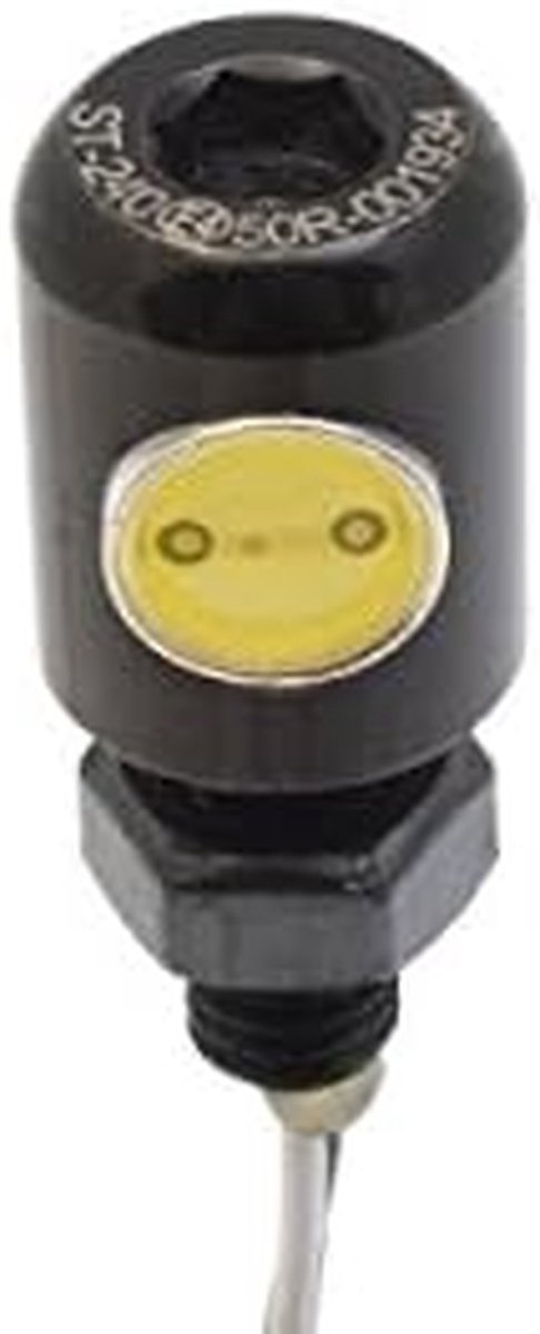 Mini Kentekenplaatverlichting - Led Verlichting - Motorfiets Verfraaiing - E-gekeurd - 13 mm Diameter - Zwart