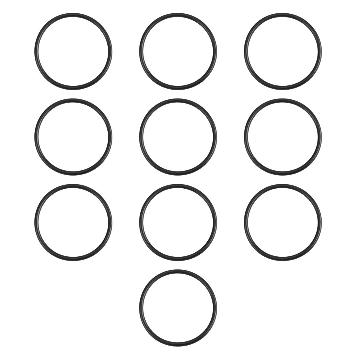 Dailygoods- Horloge O-Ringen 10 stuks - 29x32,6x1,8 mm - Duurzaam Rubber - Betrouwbare Waterbescherming - Eenvoudige Vervanging - Precisie Afdichting - Horloge Afdichtingen
