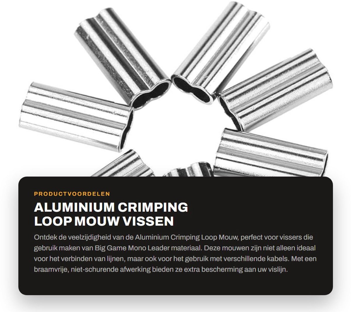Dailygoods- Vissen Mouwen 200 stuks - Dubbele Vat Mouwen - Koper Connector - Corrosiebestendig - Hoogwaardig Materiaal - Robuust en Duurzaam - Krimpmouwen