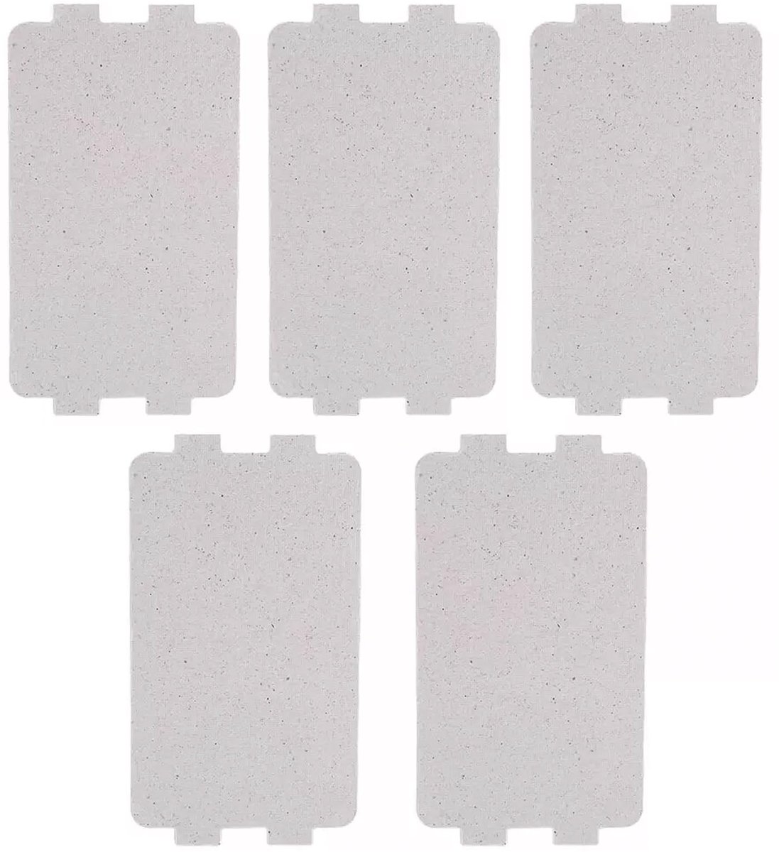 Dailygoods- Magnetrononderdelen 5x Mica Plaatje - 116 x 64 mm - Duurzaam - Temperatuurweerstand - Gemakkelijk te vervangen - Hoge prestaties - Micaplaat