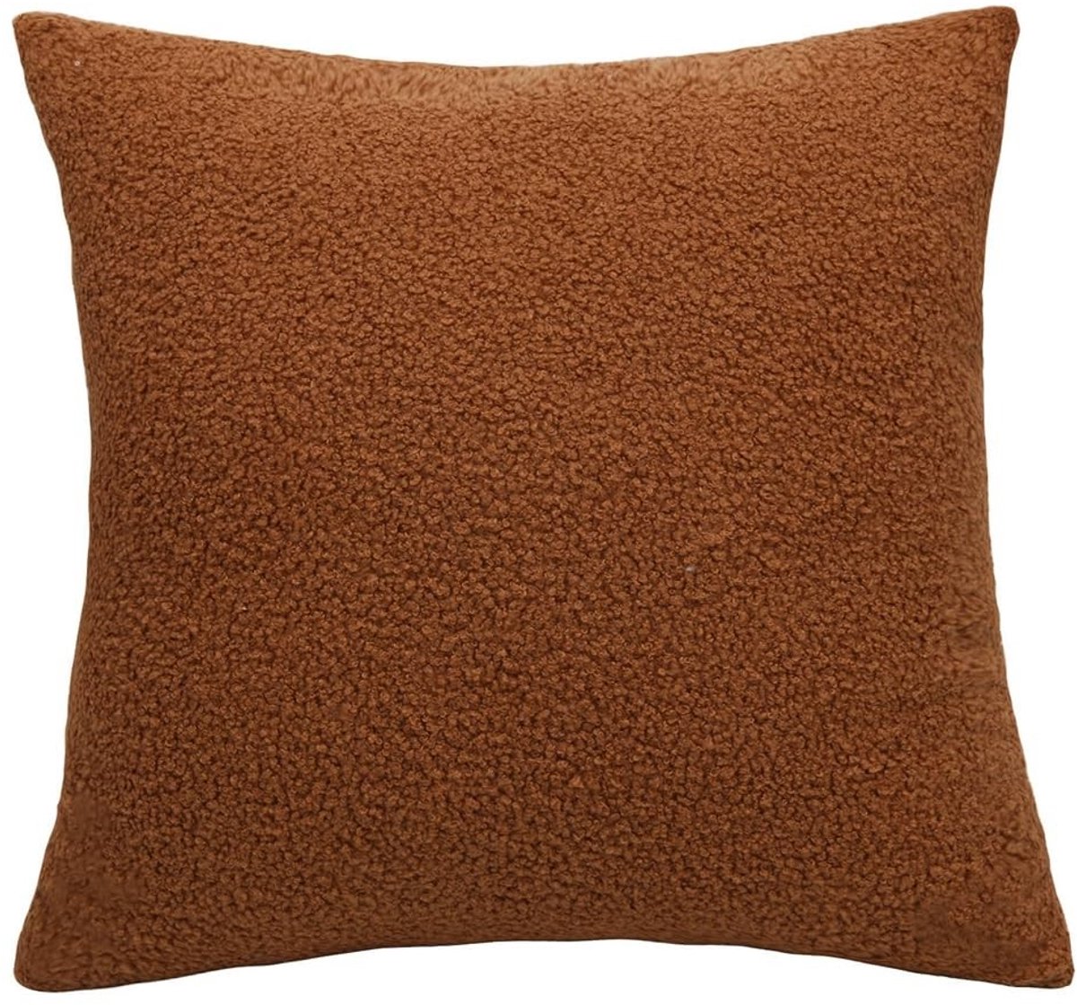 Dailygoods- Kussensloop 45x45 cm - Teddy Pluche - Effen - Sierkussensloop - Knuffelkussen - Polyestervezel - Diverse Kleuren - Kussenhoes