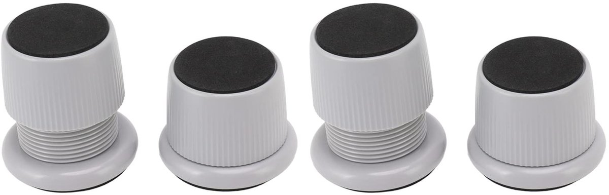 Dailygoods- Meubelverhoger Verstelbaar 4-delig - Antislip - Slijtvaste - Duurzaam ABS - Hoogte Verhoger - Sterk Draagvermogen - Meubelverhogers