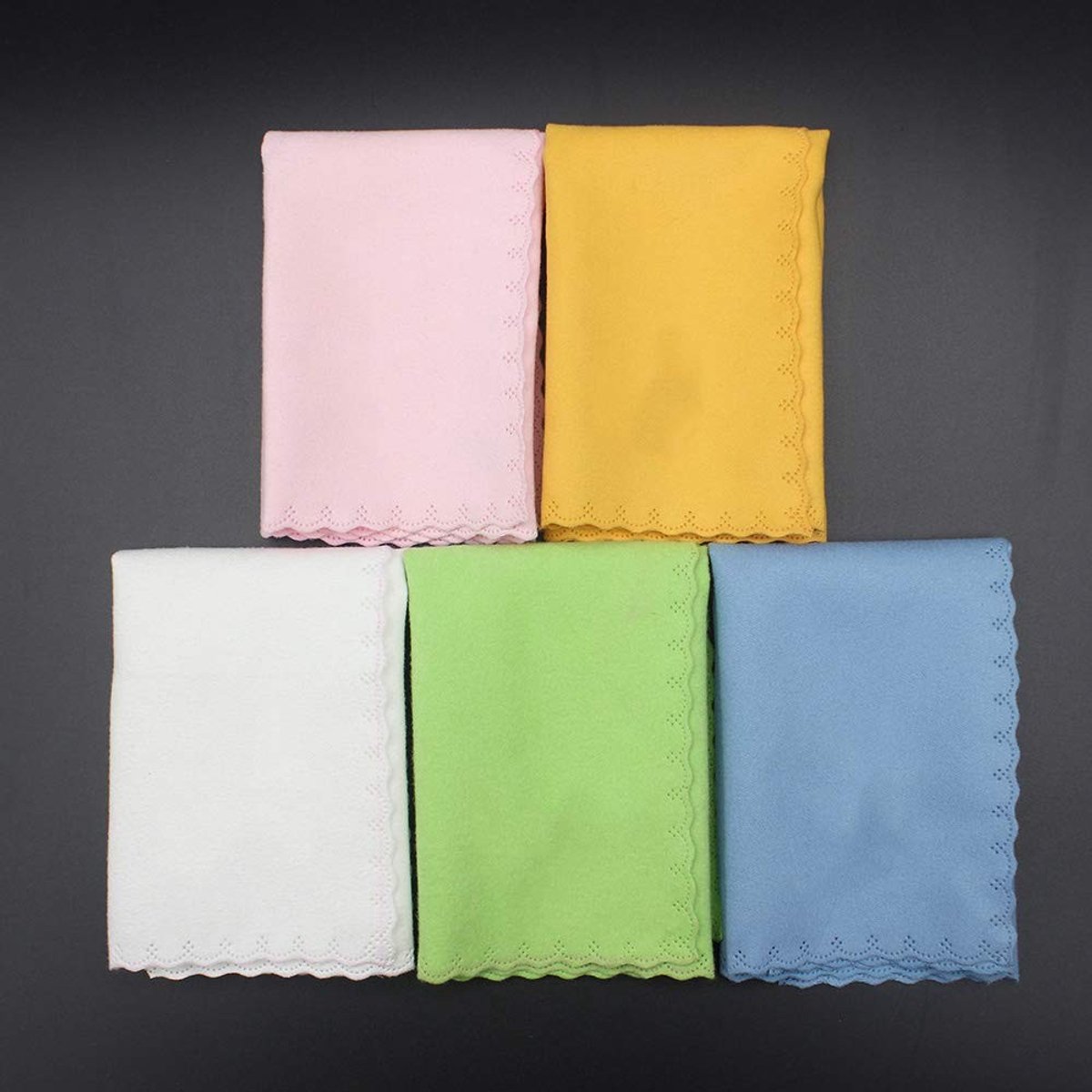 Dailygoods- Reinigingstuch 5 Stuks - Microvezel Doek - Zacht voor Muziekinstrumenten - Antistatisch - Vingerafdrukken Verwijderen - 180 Dagen Garantie - Reinigdoek