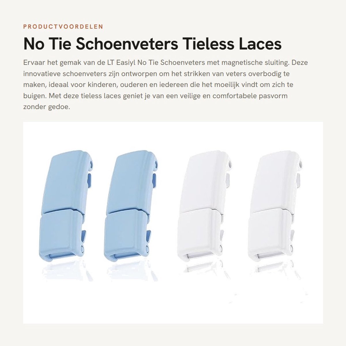 Dailygoods- Schoenveters Elastisch - Veters Wandelschoenen - Veters Sneakers - Veters 120 cm - Veters 150 cm - Sterke Magnetische Sluiting
