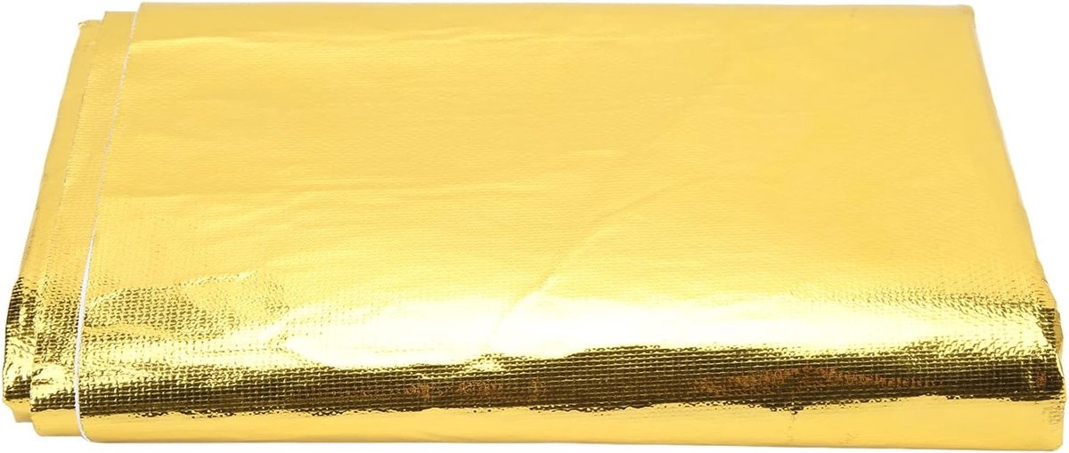 Dailygoods- Isolatietape - Hoge Temperatuur Weerstand - Reflecterende Coating - Geschikt voor Brandstofleidingen - Tot 450 °C - Lichtgewicht Materiaal - Warmte-isolatie Tape