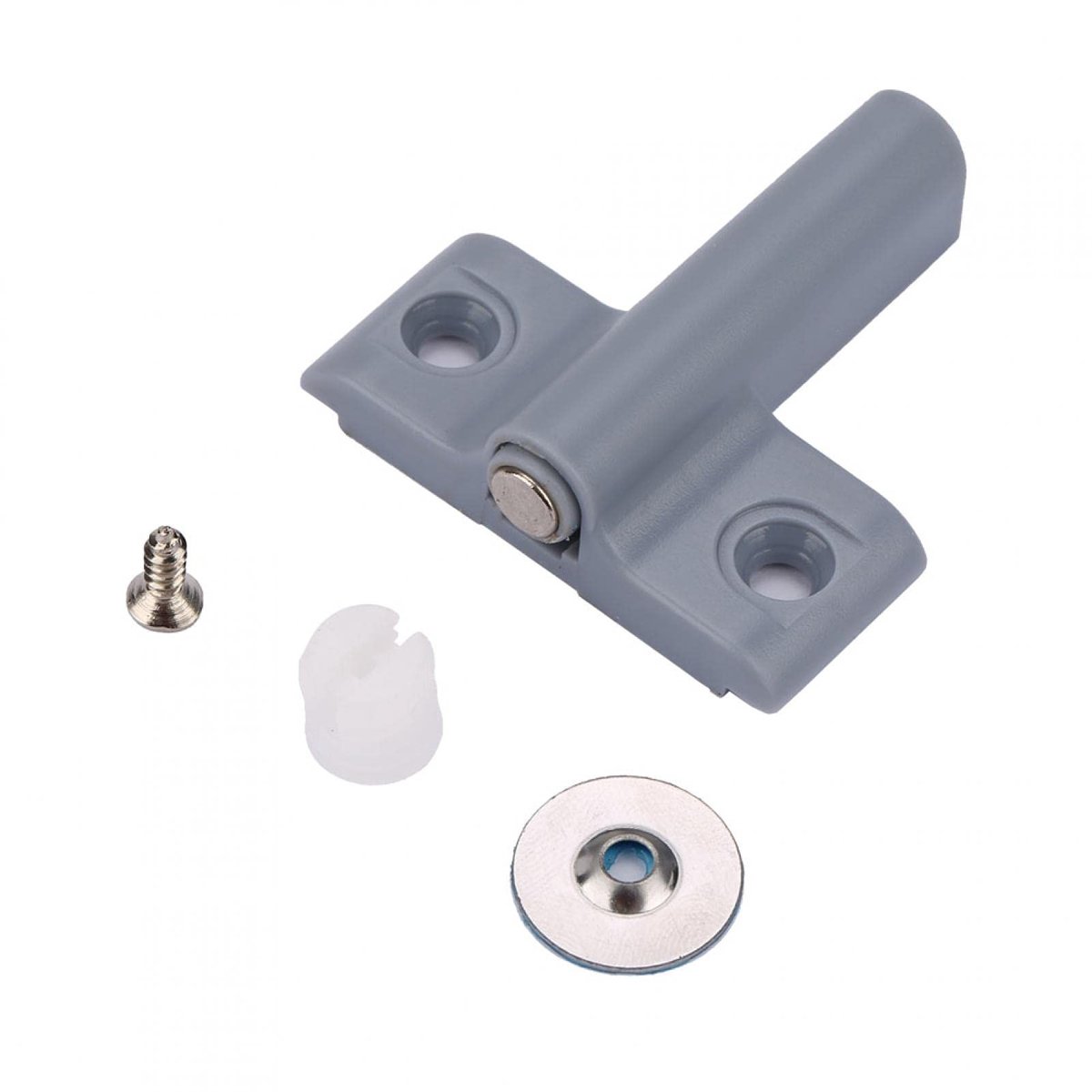 Dailygoods- Deurdempersysteem - 10-delige set - Magnetische kastdeurvangers - Buffervrij handvat - Lade-reboundbumper - Hoogwaardig ABS-kunststof - Kastdeurdemper