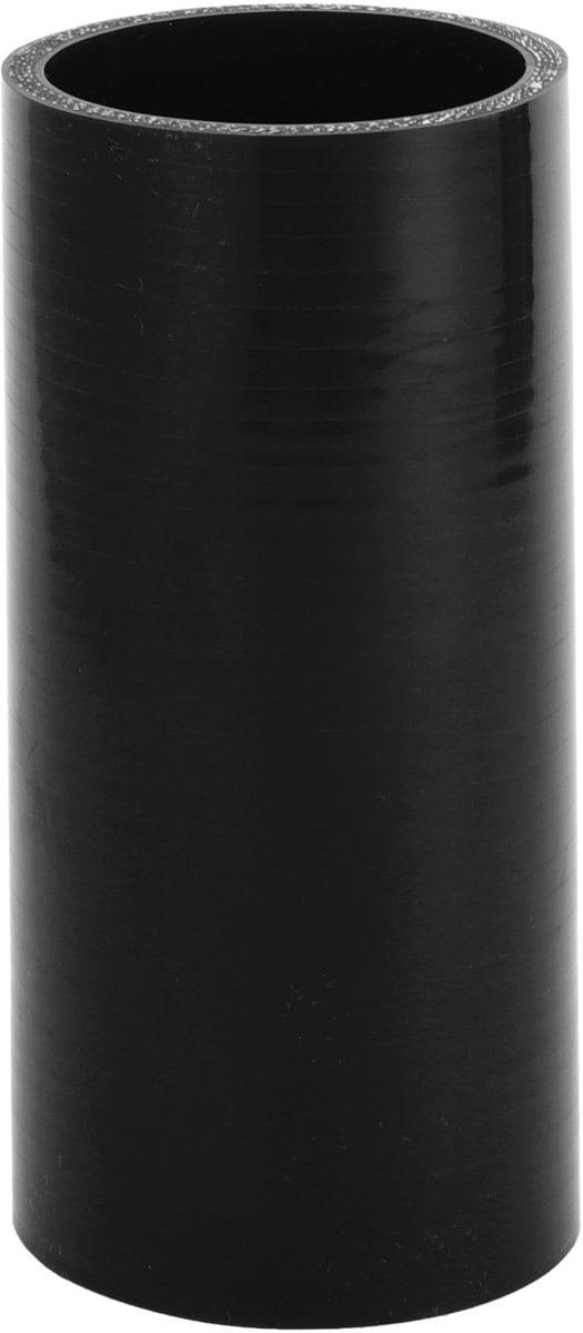 Dailygoods- Koelslang Siliconen 150 mm - Binnendiameter 60 mm - Meerlaags Weefsel - Temperatuurbestendig tot 300 °C - Zwart - Schokbestendig - Siliconenslang