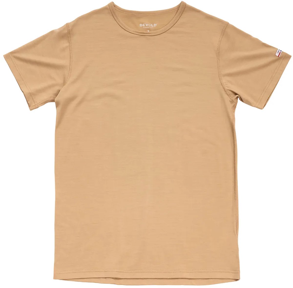 Devold Of Norway Breeze Plus Merino 200 T-shirt Met Korte Mouwen Man Oat